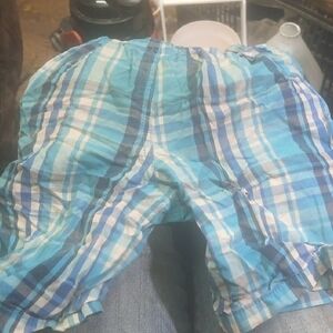 Garanimals Kids Blue Checkered Shorts